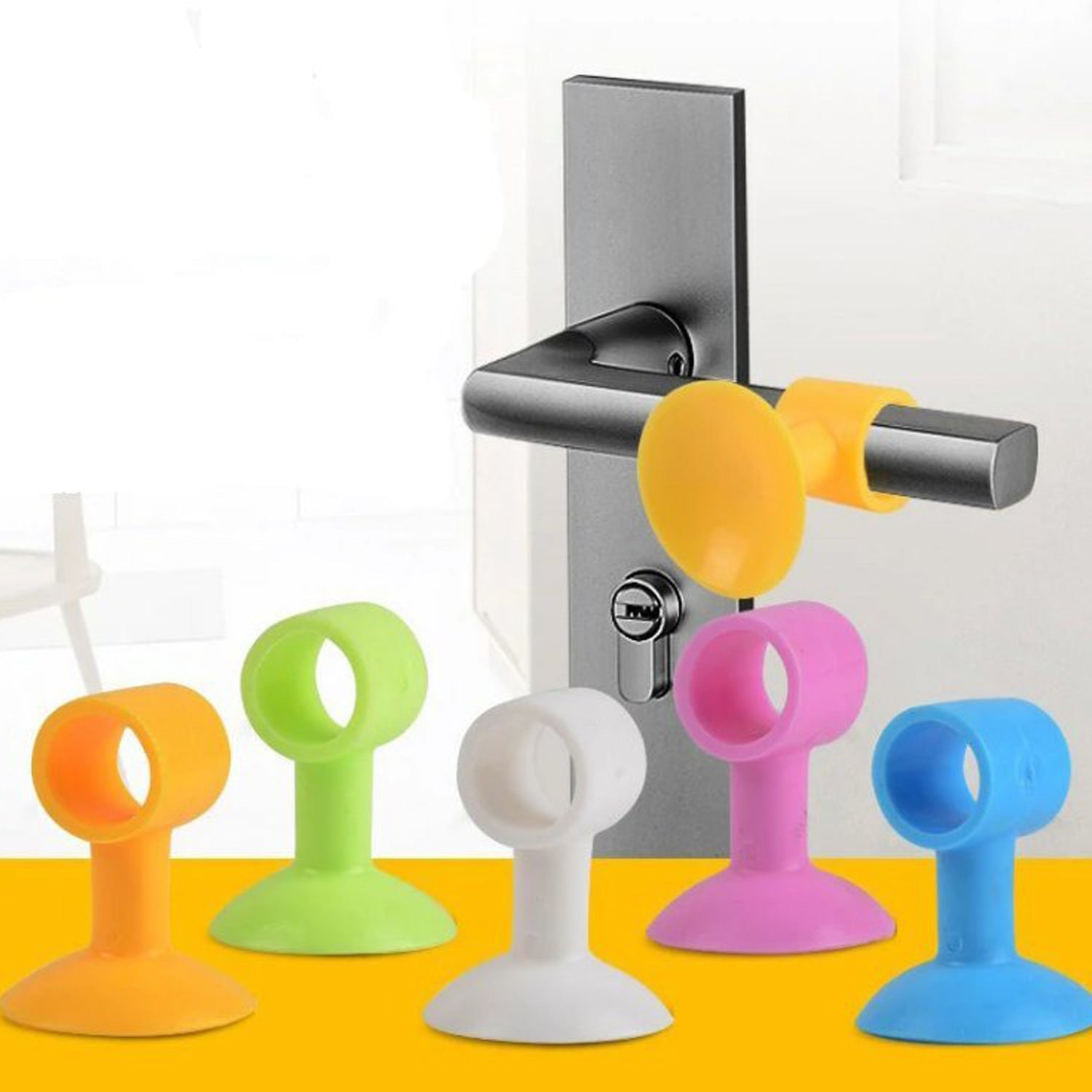 6127 Door Stopper Mini Anti-Collision Silicone Door Handle Crash Pad (Pack of 100Pc) 6127 Door Stopper Mini Anti-Collision Silicone Door Handle Crash Pad (Pack of 100Pc)